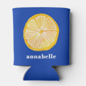 Lemon Slice Voornaam Blikjeskoeler (Achterkant)