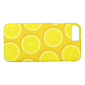 Lemon slice yellow grafische iphone case (Achterkant (Horizontaal))