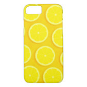 Lemon slice yellow grafische iphone case (Achterkant)