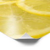 Lemon Slices Foto Afdruk (Hoek)