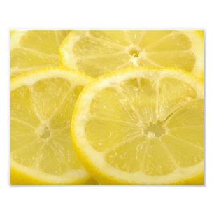 Lemon Slices Foto Afdruk