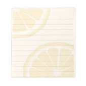 Lemon Slices Geel Notitieblok (Voorkant)