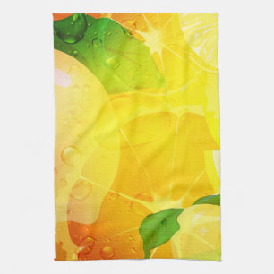 Lemon Slices Kitchen Towel, vers Theedoek