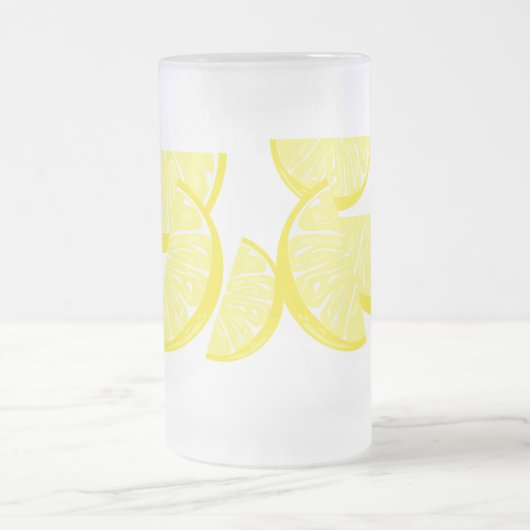 Lemon Slices Lemonade Glass Mok (Center)