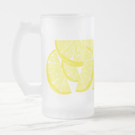 Lemon Slices Lemonade Glass Mok (Links)