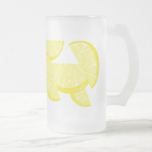 Lemon Slices Lemonade Glass Mok