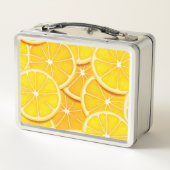 Lemon Slices Metal Lunch Box (Achterkant)