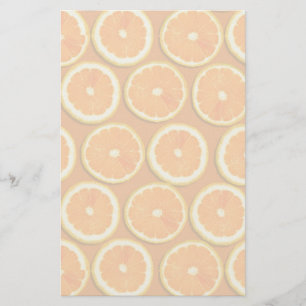 Lemon Slices Pattern Briefpapier