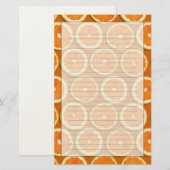 Lemon Slices Pattern Briefpapier (Voorkant / Achterkant)