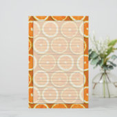 Lemon Slices Pattern Briefpapier (Staand voorkant)