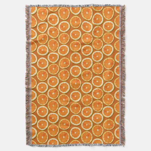 Lemon Slices Pattern Deken (Voorkant Verticaal)
