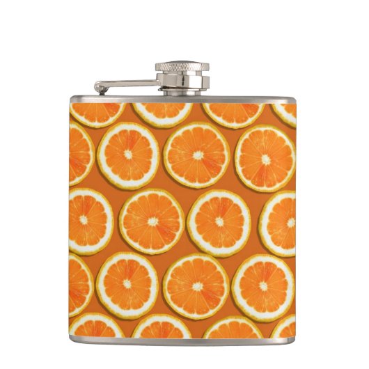 Lemon Slices Pattern Heupfles (Voorkant)