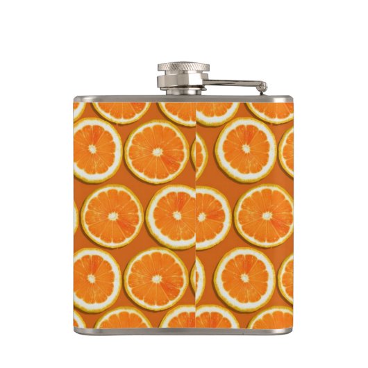 Lemon Slices Pattern Heupfles (Achterkant)