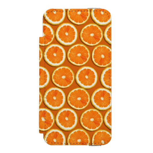 Lemon Slices Pattern Incipio iPhone Portemonnee Hoesje (Voorkant Agenda)