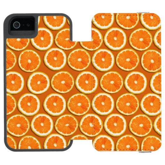 Lemon Slices Pattern Incipio iPhone Portemonnee Hoesje (Agenda Open)