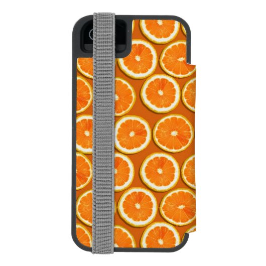 Lemon Slices Pattern Incipio iPhone Portemonnee Hoesje (Agenda Achterkant)
