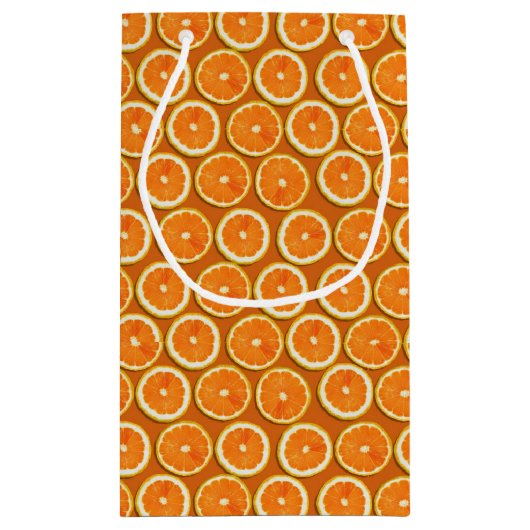 Lemon Slices Pattern Klein Cadeauzakje (Achterkant)