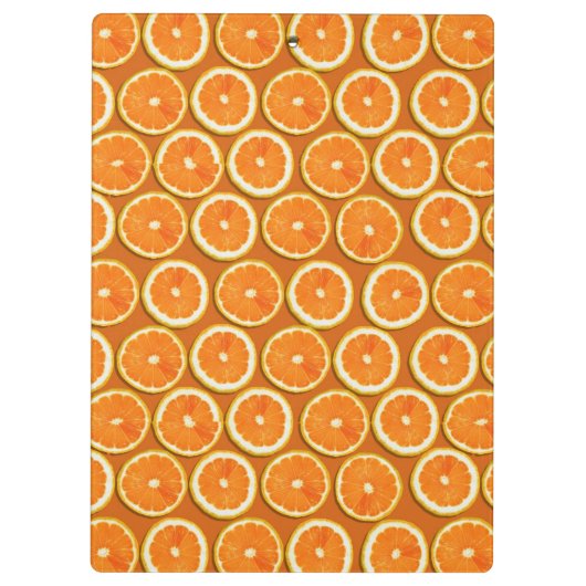 Lemon Slices Pattern Klembord (Achterkant)