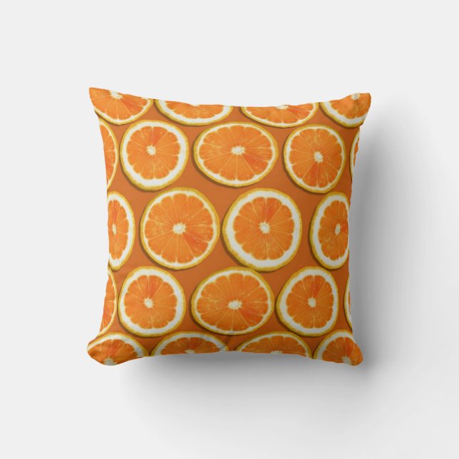 Lemon Slices Pattern Kussen (Voorkant)