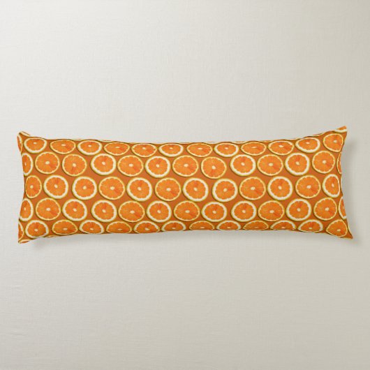 Lemon Slices Pattern Lichaamskussen (Achterkant)