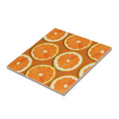 Lemon Slices Pattern Tegeltje (Zijkant)
