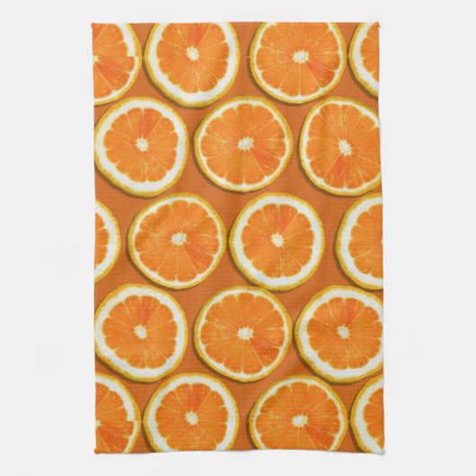 Lemon Slices Pattern Theedoek (Verticaal)