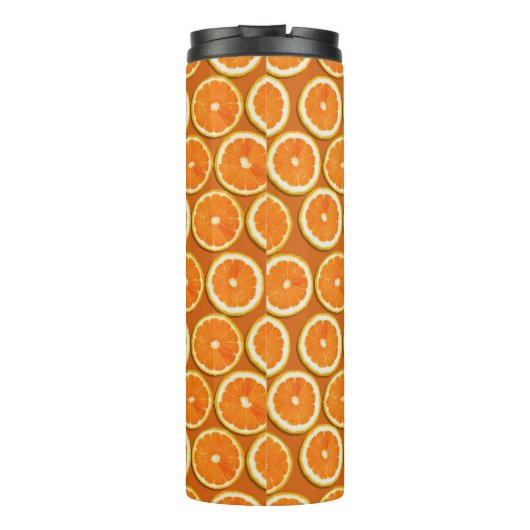 Lemon Slices Pattern Thermosbeker (Achterkant)