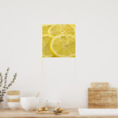 Lemon Slices Poster (Keuken)