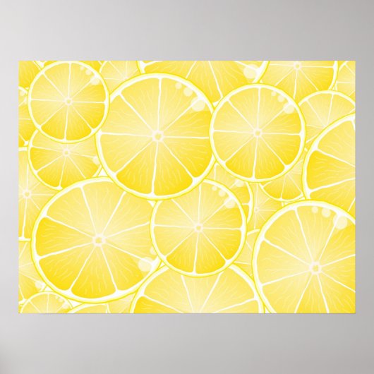 Lemon Slices Poster (Voorkant)