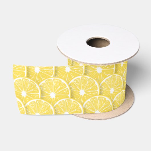 Lemon slices satijnen lint (Spoel)