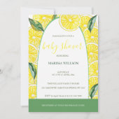 Lemon Slices Waterverf Handgeschilderd Kaart (Voorkant)