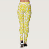 Lemon Slices Waterverf Pattern Leggings (Achterkant)