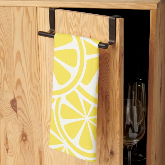 Lemon Slices Yellow Summer Kitchen Towel Theedoek (Derde Gevouwen)