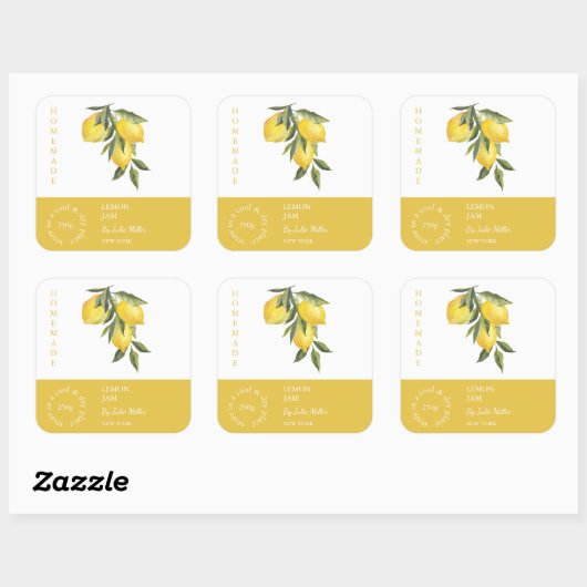 Lemon Small Business Label (Vel)