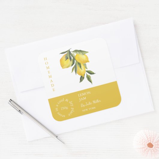 Lemon Small Business Label (Envelop)