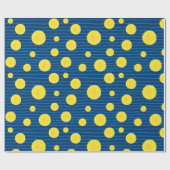 Lemon snijdt patroon cadeaupapier (Vlak)