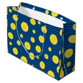 Lemon snijdt patroon groot cadeauzakje (Achterkant Gekanteld)