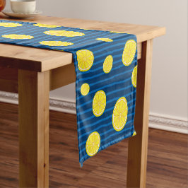 Lemon snijdt patroon korte tafelloper