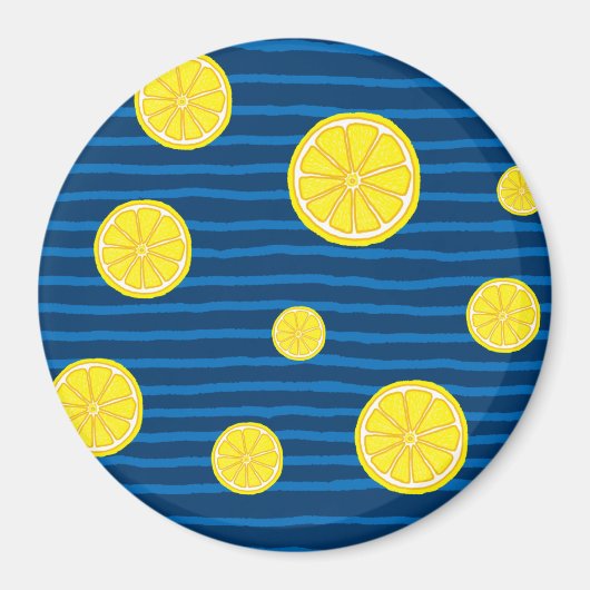Lemon snijdt patroon magneet (Voorkant)