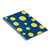 Lemon snijdt patroon notitieboek (Rechterzijde)