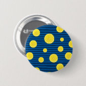 Lemon snijdt patroon ronde button 5,7 cm (Voorkant /achterkant)