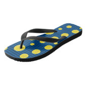 Lemon snijdt patroon teenslippers (Schuin)