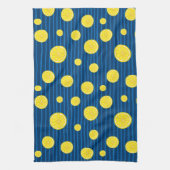 Lemon snijdt patroon theedoek (Verticaal)