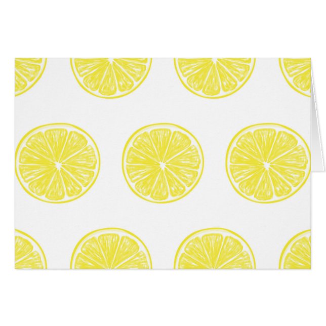 Lemon snijdt patroonontwerp af (Voorkant Horizontaal)