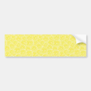 Lemon snijdt patroonontwerp af bumpersticker
