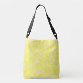 Lemon snijdt patroonontwerp af crossbody tas (Achterkant)