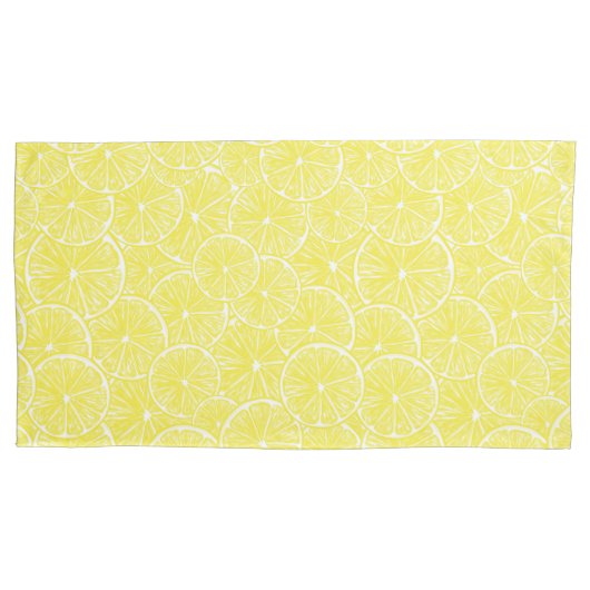 Lemon snijdt patroonontwerp af kussensloop (Voorkant-Links)