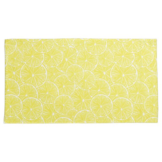 Lemon snijdt patroonontwerp af kussensloop (Voorkant-Rechts)