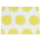 Lemon snijdt patroonontwerp af large cadeautasje (Voorkant)