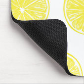 Lemon snijdt patroonontwerp af muismat (Hoek)
